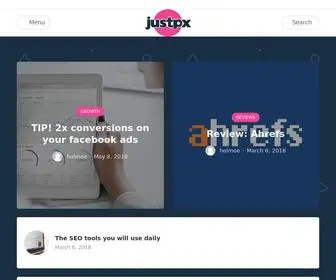 Justpx.com(SaaS and tech news) Screenshot