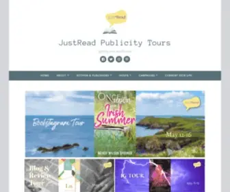 Justreadtours.com(Buzzing about books) Screenshot