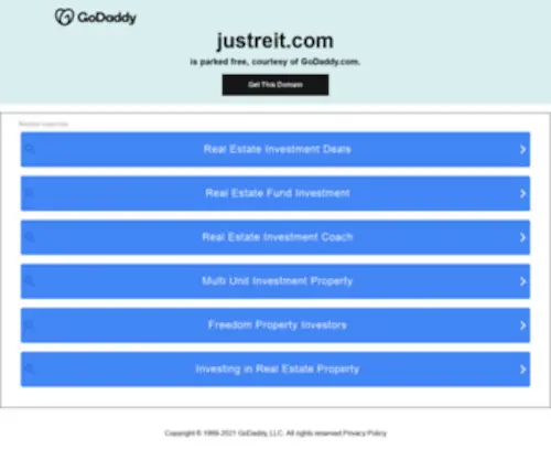 Justreit.com(Create an Ecommerce Website and Sell Online) Screenshot