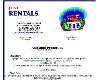 Justrentals.net(Justrentals) Screenshot