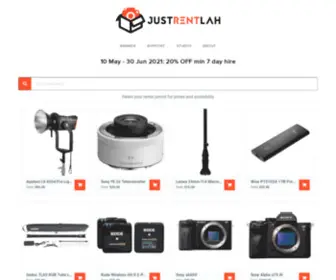 Justrentlah.com(Rent Camera) Screenshot