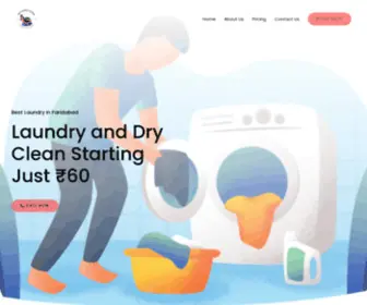 Justrightclean.com(Laundry) Screenshot