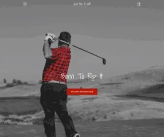 Justripitgolf.com(Just Rip It Golf) Screenshot