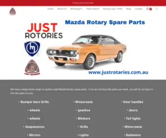 Justrotaries.com.au(Just Rotaries) Screenshot