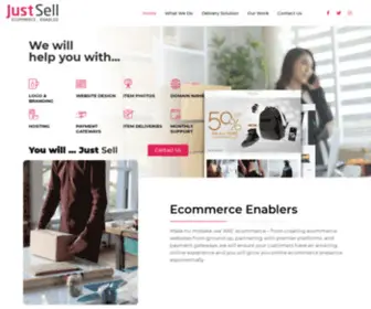 Justsell.me(Ecommerce Enabled) Screenshot