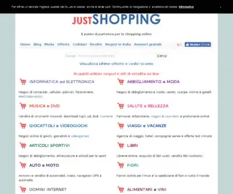 Justshopping.it(Guida allo shopping online) Screenshot