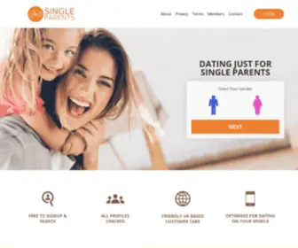 Justsingleparents.com(Just Single Parents) Screenshot