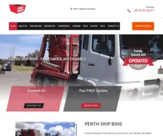 Justskipswa.com.au(Perth Skip Bins) Screenshot