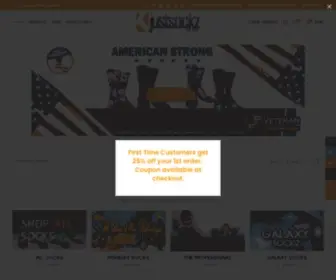 Justsockz.com(Custom Designed Socks by JustSockz) Screenshot