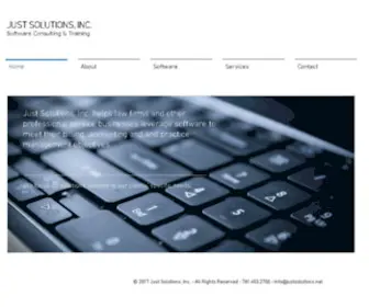 Justsolutions.net(Just Solutions) Screenshot