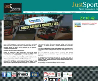 Justsportz.in(Just Sportz Management Pvt) Screenshot