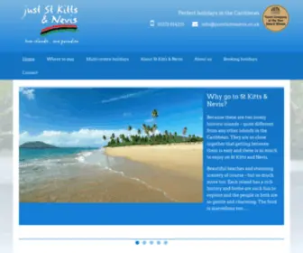 Juststkittsnevis.co.uk(Just St Kitts & Nevis) Screenshot