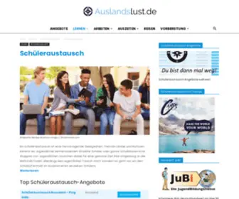 Juststudies.de(Sprachschule, Schüleraustausch, Sprachreise, Arbeiten im Ausland) Screenshot