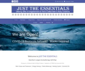 Justtheessentials.ca(Just the Essentials) Screenshot