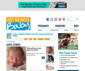 Justthefactsbaby.com(Expert baby and pregnancy facts) Screenshot