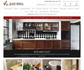 Justtiles.co.uk(Just Tiles for wall tiles) Screenshot