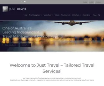 Justtravel.com.au(Just Travel) Screenshot