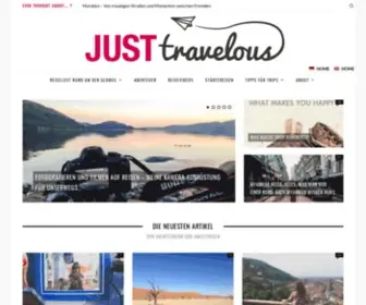 Justtravelous.com(Just Travelous) Screenshot