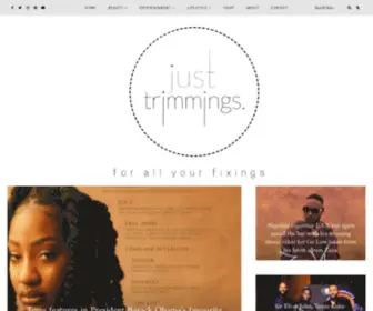 Justtrimmings.co.za(Just Trimmings) Screenshot