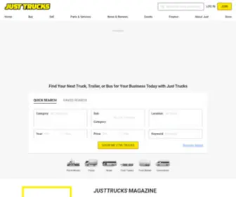 Justtrucks.com.au(The Place For Commercial Trucks And Trailers For Sale) Screenshot