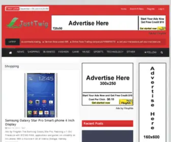 Justtwig.com(Home) Screenshot