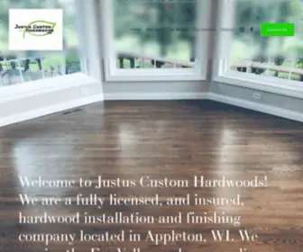 Justuscustomhardwoods.com(Justus Custom Hardwoods LLC) Screenshot