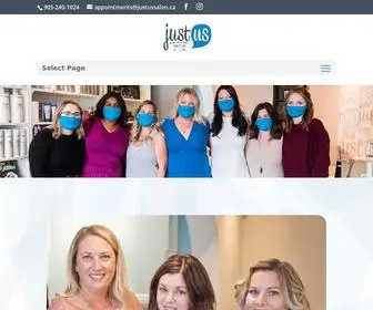 Justussalon.ca(Just Us Beauty Salon) Screenshot