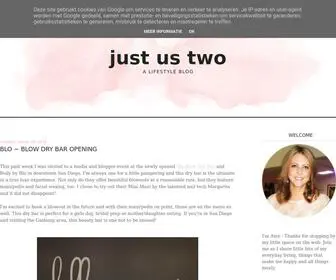 Justustwolifestyle.com(Just us two) Screenshot