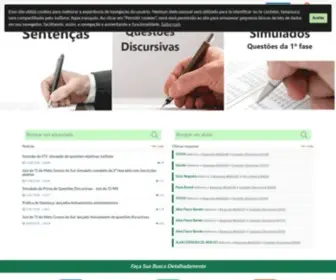 Justutor.com.br(Página inicial) Screenshot