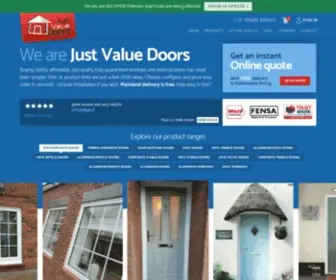 Justvaluedoors.co.uk(Just Value Doors) Screenshot