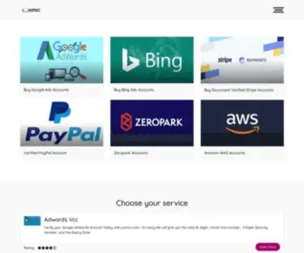 JustvCC.com(Buy Google Ads Accounts Virtual Credit Card) Screenshot