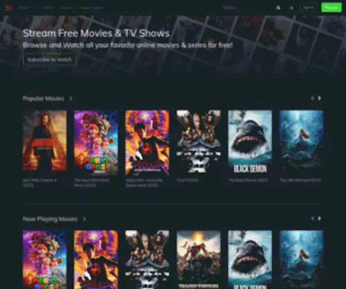 Justwatchmoviee.com(Stream Free Movies & TV Shows) Screenshot