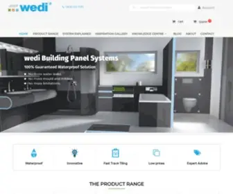 Justwedi.co.uk(Wedi Building Boards UK) Screenshot