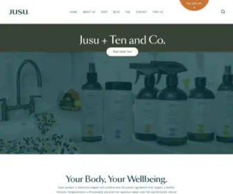 Jusulife.ca(Good for you and good for the earth) Screenshot
