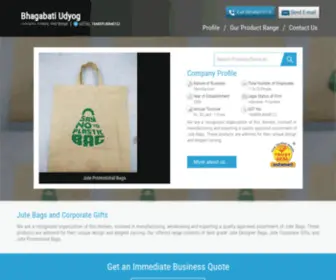 Jutebagexporters.com(Jute Bag Manufacturers) Screenshot