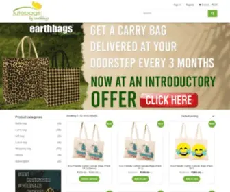 Jutebags.com(Leading Jutebags manufacturer of India) Screenshot