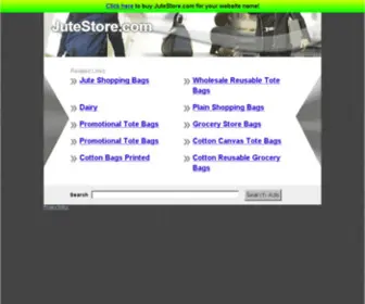 JuteStore.com(The Leading Jute Store Site on the Net) Screenshot