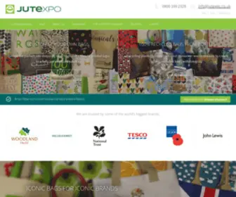 Jutexpo.co.uk(Jute Shopping Bags & Personalised Printed Hessian Jute Bags UK) Screenshot