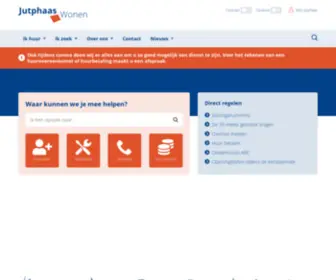 Jutphaas.nl(Welkom bij Jutphaas Wonen) Screenshot