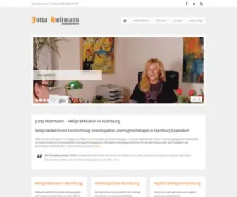 Jutta-Holtmann.de(Heilpraktiker Hamburg: Homöopathie Hypnotherapie Hypnose) Screenshot