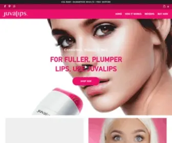 Juvalips.com(Most Effective Lip Plumper Device On The Market) Screenshot