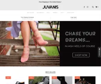 Juvanis.com(The Ultimate Shoe Store) Screenshot