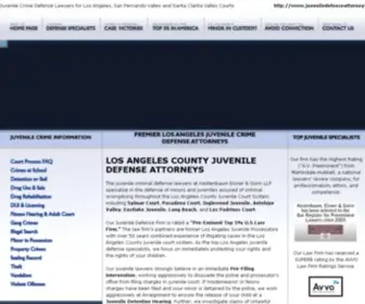 Juveniledefenseattorneys.com(Juvenile Crime attorney) Screenshot