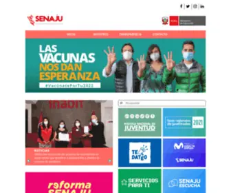 Juventud.gob.pe(Secretaría Nacional de la Juventud) Screenshot