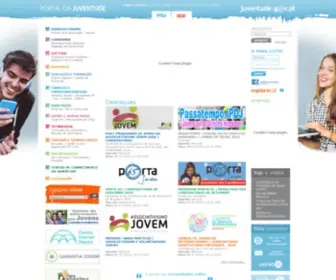 Juventude.gov.pt(Portal da Juventude) Screenshot