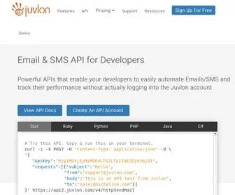 Juvlon.com(Leading Email Marketing Software in India) Screenshot