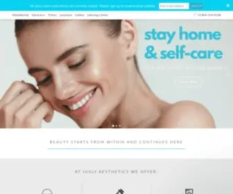 Juvly.com(BEAUTY STARTS FROM WITHIN AND CONTINUES HERE AT JUVLY AESTHETICS WE OFFER) Screenshot