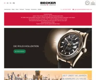 Juwelier-Becker.com(BECKER Juwelier & Uhrmacher) Screenshot