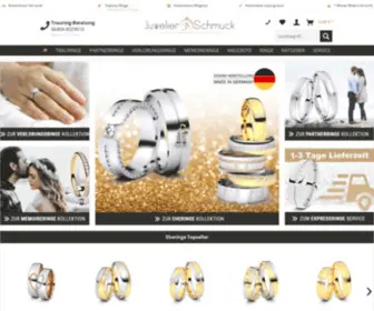 Juwelier-SChmuck.de(Eheringe günstig bestellen) Screenshot