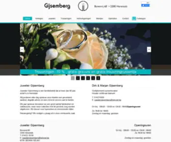 Juweliergijsemberg.be(Juwelier Gijsemberg Herentals) Screenshot